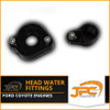 JPC Racing - Coyote Head Water Fittings 12 ORB (Front of Head)