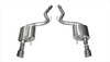 Corsa 2015-2017 Mustang GT 5.0L V8 Coupe 3.0 in Axle-Back 4.5 in Single Tips - Sport / Black PVD