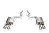 Corsa 2024 Mustang Dark Horse Coupe 3.0 in Axle-Back 4.5 in Slash Tips - Sport Valved / Polished