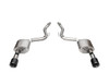 Corsa 2024 Mustang GT Coupe 3.0 in Axle-Back 4.5 in Carbon Fiber Tips - Sport / Black PVD