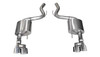 Corsa 2018-2023 Mustang GT Coupe 3.0 in Axle-Back 4.0 in Twin Tips - Sport / Black PVD