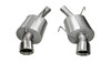 Corsa 2005-2010 Ford Mustang GT, GT500 2.5 in Axle-Back 4.0 in Single Tips - Xtreme / Polished