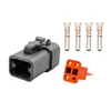 FuelTech DTP 4-Way Connector Kit - Male
