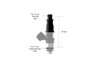 Haltech Fuel Injector Adapter - 11mm 1/2 to Full Length
