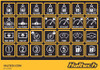 Haltech CAN Keypad Label Set