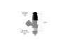 Haltech Fuel Injector Adapter - 14mm 1/2 to 3/4 Length