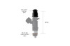 Haltech Fuel Injector Adapter - 14mm 3/4 to Full Length