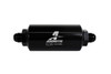 Aeromotive 100 Micron Black Fuel Filter with Male AN-08 Ports & Stainless Mesh Element