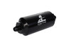 Aeromotive 100 Micron Black Fuel Filter with Male AN-06 Ports & Stainless Mesh Element