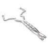 Stainless Works 2015-16 Mustang GT 3in Catback X-Pipe Retro Chambered Mufflers 2-1/2in Cores (M15CBX)