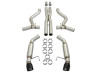 aFe MACH Force XP 3in 304 SS Sport Tone Cat-Back w/ Black Tips 15-17 Ford Mustang V6-3.7L/V8-5.0L
