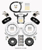 Wilwood AERO4 / MC4 Rear Kit 14.00 15-23 Mustang w/Lines & Cables