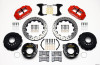 Wilwood Narrow Superlite 4R Rear P-Brk Kit 12.88in Drill Red 2005-2014 Mustang