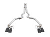 AWE Tuning 2018+ Ford Mustang GT (S550) Cat-Back Exhaust - Track Edition (Quad Diamond Black Tips)