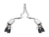 AWE Tuning 2018+ Ford Mustang GT (S550) Cat-Back Exhaust - Touring Edition (Quad Diamond Black Tips)
