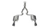 Corsa 2015-17 Ford Mustang GT Coupe 5.0L 3in Sport Cat-Back Exhaust Dual Rear Exit w/ Gun Metal Tips