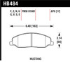 Hawk 08-14 Ford Mustang GT DTC-70 Race Front Brake Pads