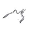 MBRP 11-14 Ford Mustang GT 5.0L Dual Split Rear Race Version T409 3in Cat Back Exhaust System