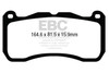 EBC 13-14 Ford Mustang GT500 Bluestuff Front Brake Pads