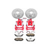 Power Stop 11-14 Ford Mustang Rear Z26 Street Warrior Brake Kit w/Calipers
