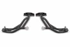 BMR 10-14 Ford Mustang Adj. Lower A-Arms w/ Delrin/Rod End / 19mm Tall Ball Joint - Black Hammertone