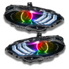Oracle 18-21 Ford Mustang LED Headlight Halo Kit - ColorSHIFT w/ Simple Controller