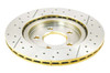 DBA 05-14 Ford Mustang GT Rear Drilled & Slotted Street Series Rotor