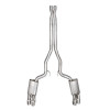 Stainless Works 2024 Mustang GT Catback Quad Tips Legend Sound X-Pipe Factory Connect Exhaust