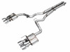 AWE 2024 Ford Mustang GT Fastback S650 RWD SwitchPath Cat-Back Exhaust w/ Quad Chrome Silver Tips