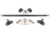 BMR Suspension 24-25 Ford Mustang Rear Steel Shock Mount & Brace Kit - Black Hammertone