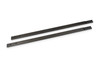 BMR Suspension 24-25 Ford Mustang Chassis Jacking Rails - Black Hammertone