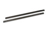 BMR Suspension 24-25 Ford Mustang Chassis Jacking Rails - Black Hammertone