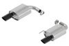 Borla Atak S Rear Section 15-17 Ford Mustang GT 5.0L V8 MT/AT 2.5in pipe 4in tip (Black Chrome)