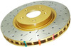 DBA 4000 Series Rear Uni-Directional Drilled & Slotted Rotor 13+ Ford Mustang V8 Shelby GT500 w/Brem