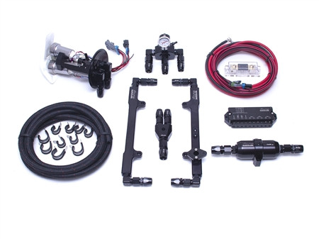 Fore 05 10 Mustang Gt L4 Fuel System Triple Pump Justin S Performance Center