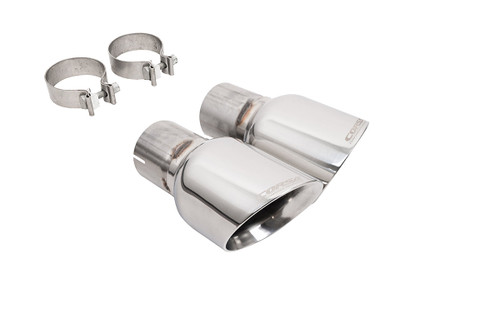 Corsa 2024 Mustang GT, 2015-17 GT, 2015-23 Eco CORSA Systems 4.5 in Single Slash Tip Kit - Polished