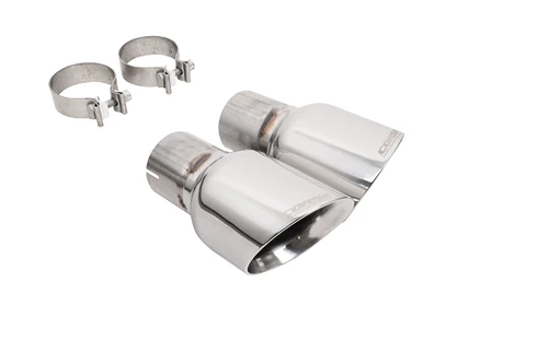 Corsa 2024 Mustang GT, 2015-17 GT, 2015-23 Eco CORSA Systems 4.5 in Single Slash Tip Kit - Black PVD