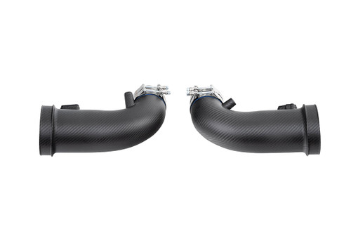 Corsa 2024+ Ford (S650) Mustang GT 5.0L & Dark Horse Carbon Fiber Air Intake System - Lids & Filters Only / Oiled