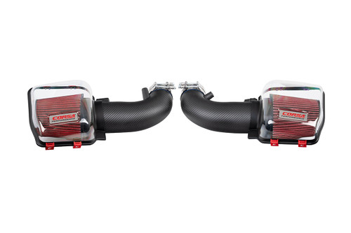 Corsa 2024+ Ford (S650) Mustang GT 5.0L & Dark Horse Carbon Fiber Air Intake System - Full Kit / DryTech