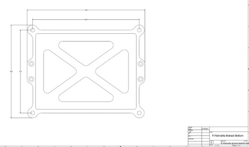 FuelTech MotiveLite Billet Bracket for the P.MotiveLite 16V 1250 Racing Battery