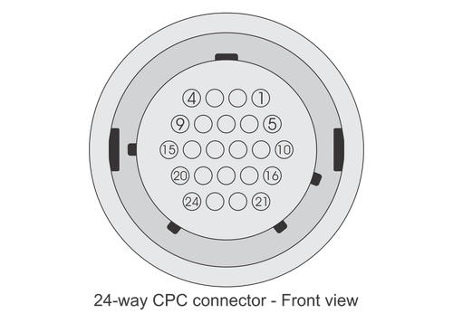 FuelTech 24-Way CPC Connector Kit