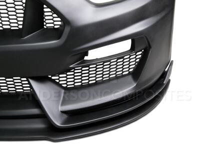 Anderson Composites 15-17 Mustang GT350 Style Fiberglass Front Bumper w/ Front Lip