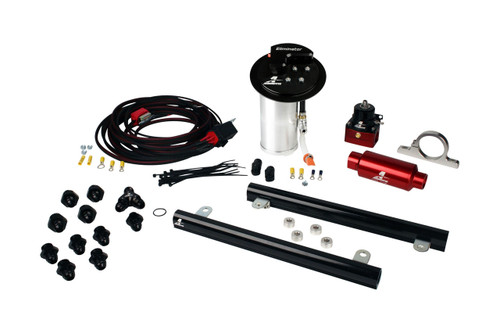 Aeromotive Eliminator In-Tank Race Fuel System with 5.4L CJ Fuel Rails, 10-17 Mustang GT