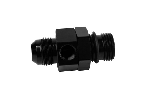 Aeromotive ORB-08 to AN-08 In-line Gauge Adapter