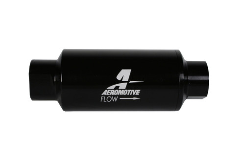Aeromotive 10 Micron Black Fuel Filter with ORB-10 Ports & Microglass Element