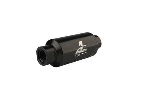 Aeromotive 10 Micron Black Fuel Filter with ORB-10 Ports