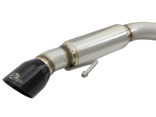 aFe MACH Force XP 3in 304 SS Sport Tone Cat-Back w/ Black Tips 15-17 Ford Mustang V6-3.7L/V8-5.0L