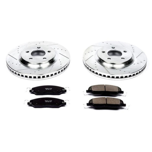 Power Stop 05-10 Ford Mustang Front Z23 Evolution Sport Brake Kit (K1380)