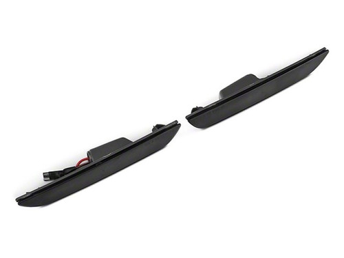 Raxiom 15-22 Ford Mustang Axial Series LED Side Marker Lights Rear (Smoked) (390265)