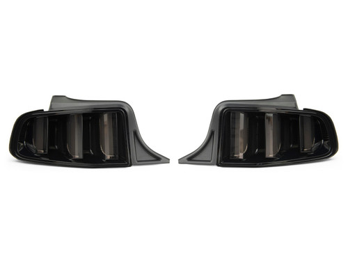 Raxiom 13-14 Ford Mustang Vector V2 Tail Lights- Black Housing (Clear Lens)